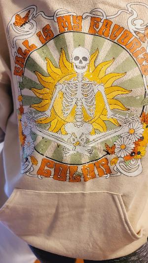 Fall Hooded Sweatshirt "Fall is My Favorite Color"