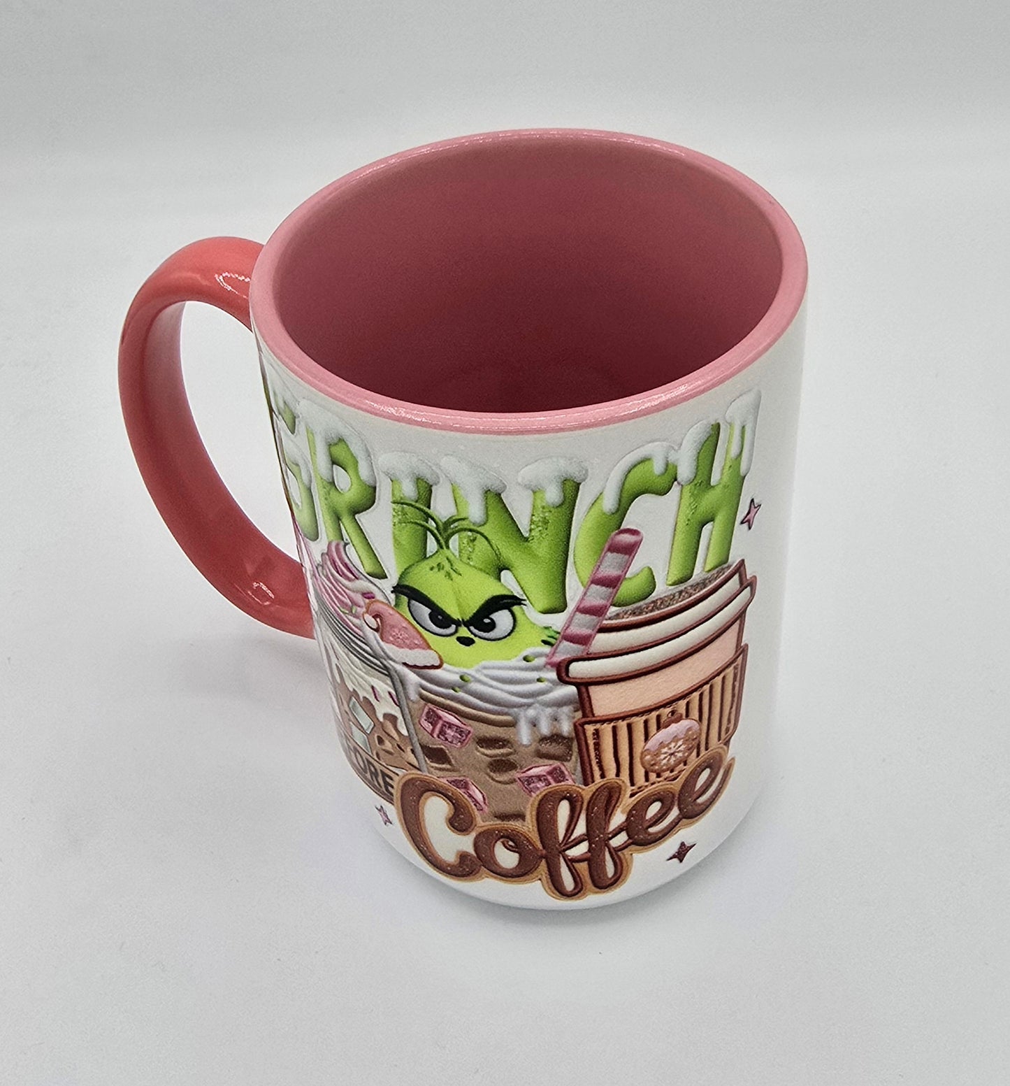 Grinch Before Coffee 15 Oz Mug