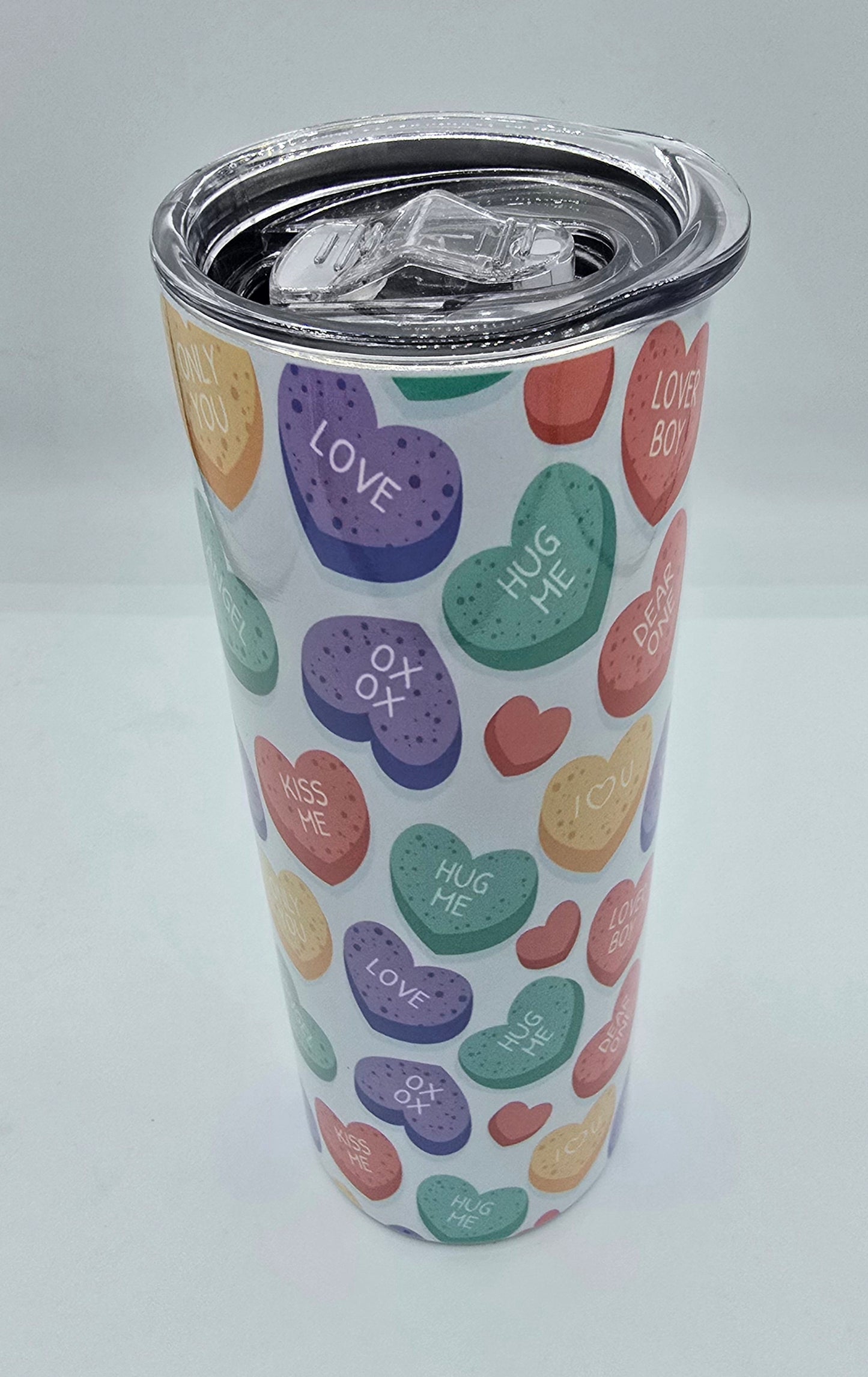 Valentine Hearts 20 Oz Tumbler
