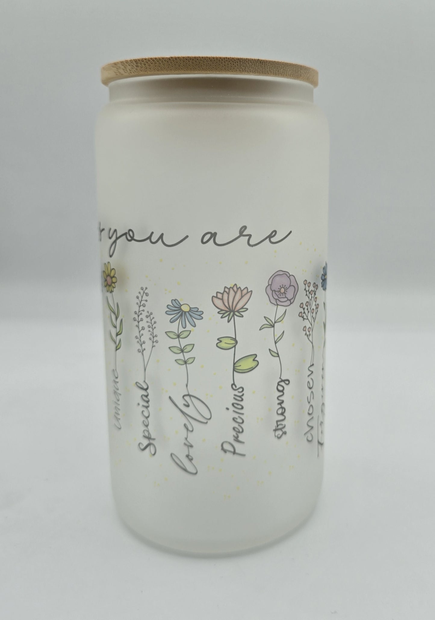 16Oz "God Says" Libby Frosted Sublimated Cup