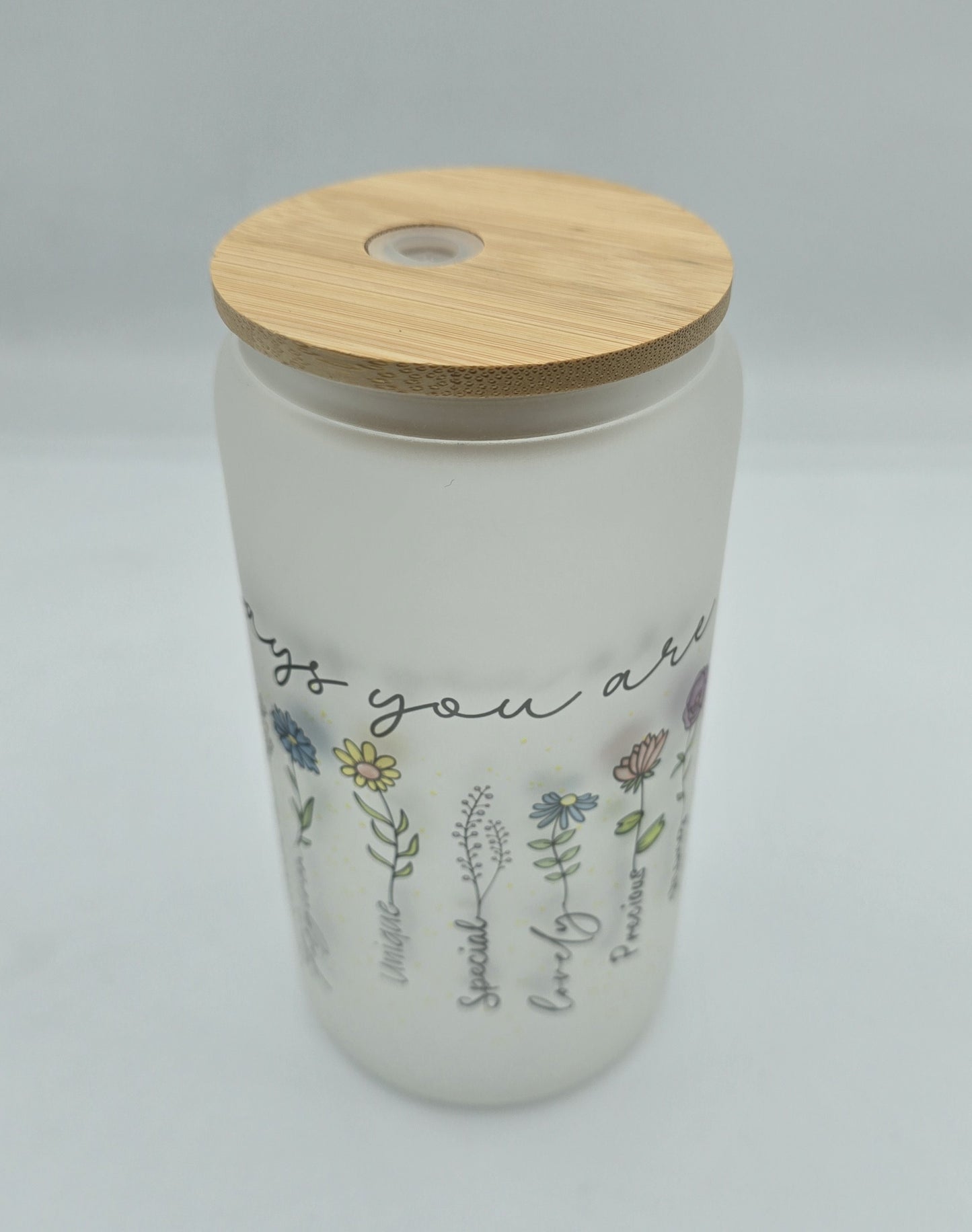 16Oz "God Says" Libby Frosted Sublimated Cup