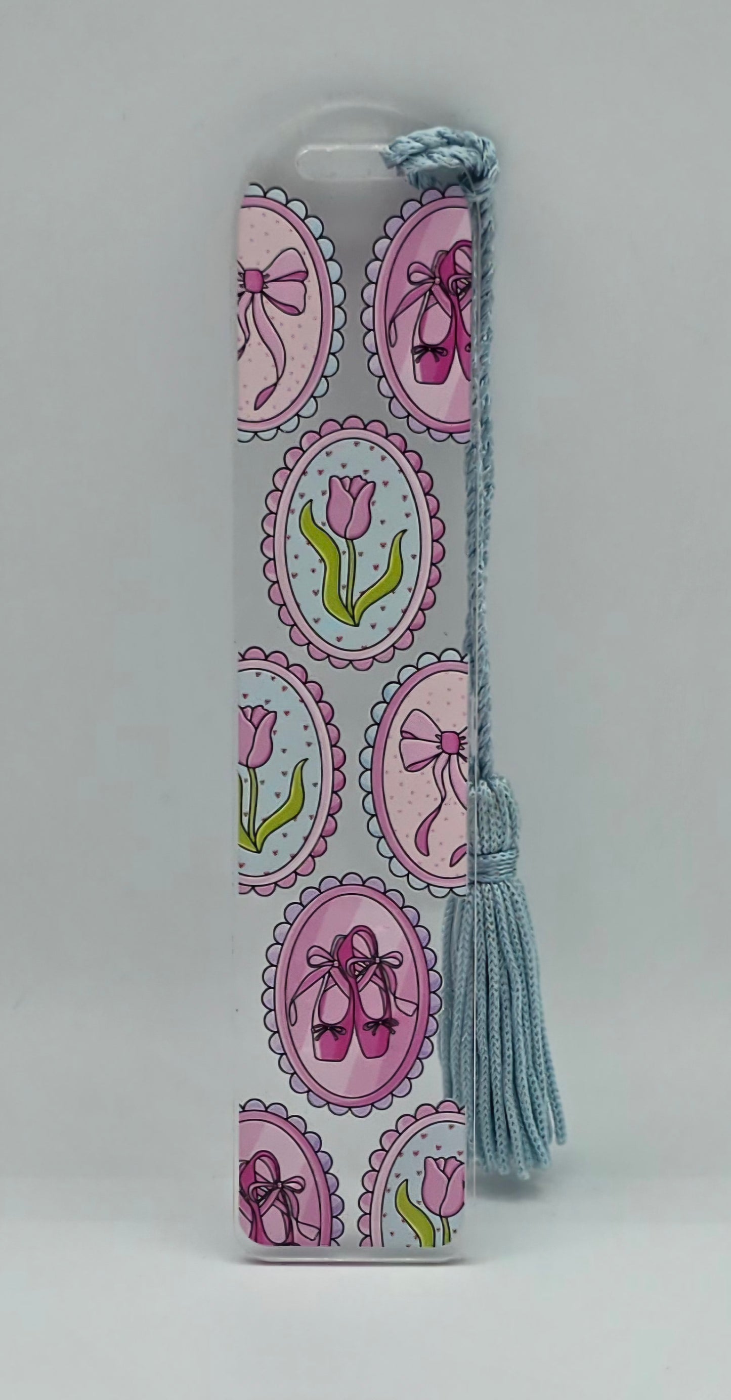 Ballet, Bows, and Flowers Bookmark
