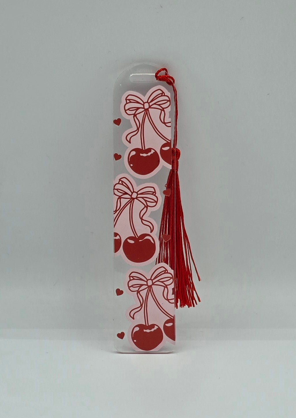 Cherry Bow Bookmark