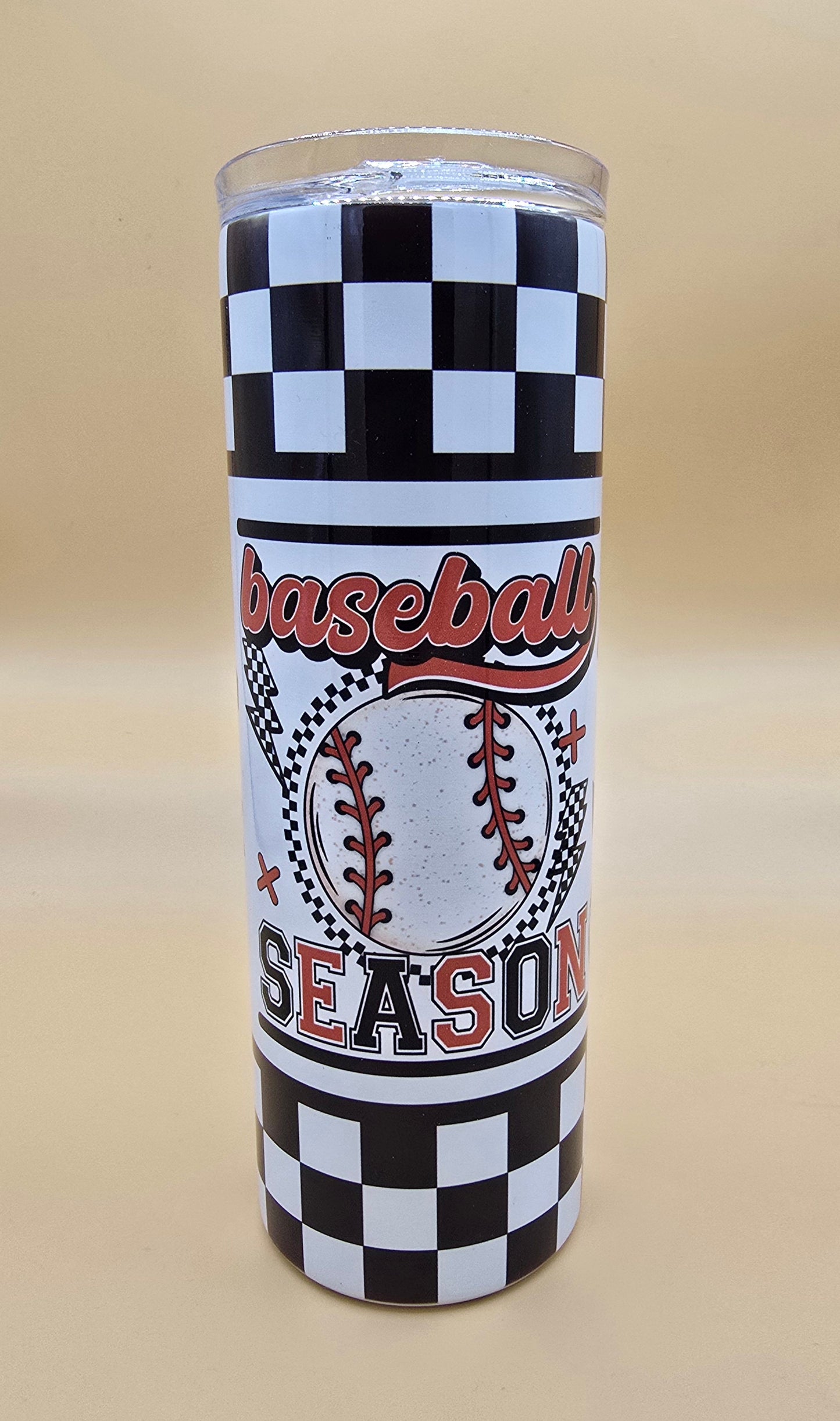 20 Oz Sublimated Baseball Season Tumbler