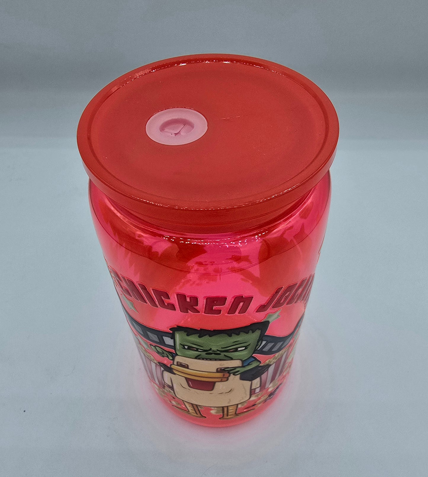 16 Oz Minecraft Kids Libby Cup (Plastic) Chicken Jockey