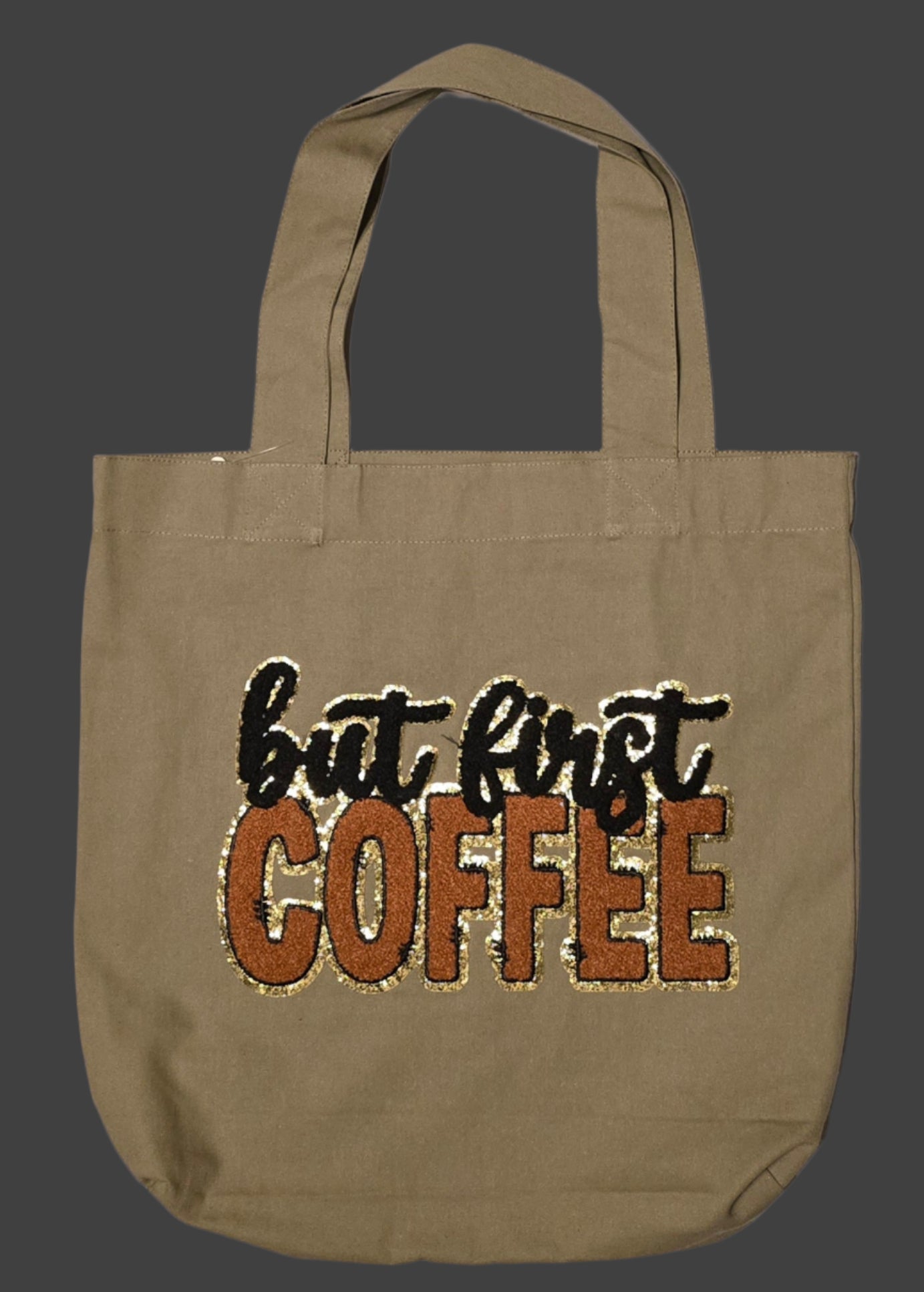 "But First Coffee" Tote Bag