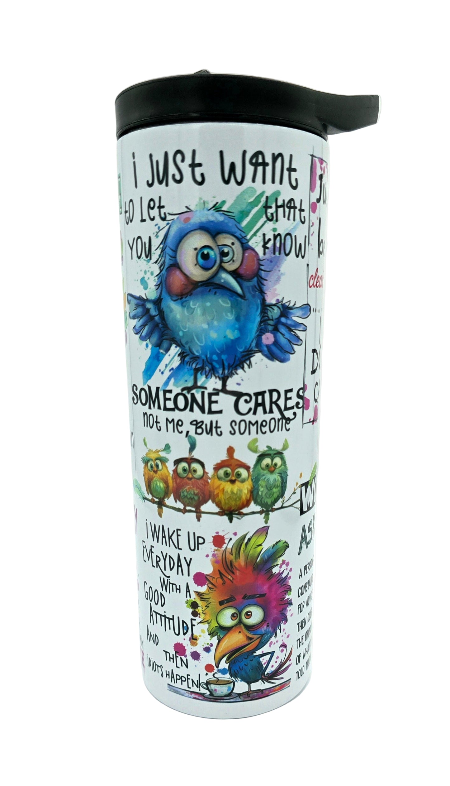20 Oz Tumbler Bird w/Attitude