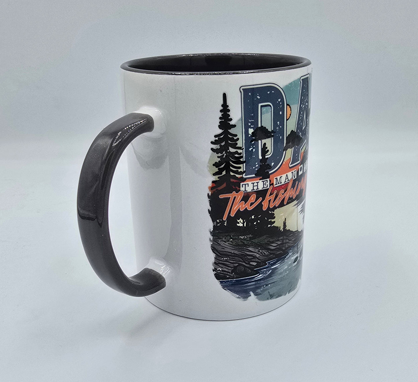 Dad Fishing Therapy 15 Oz Coffee Mug