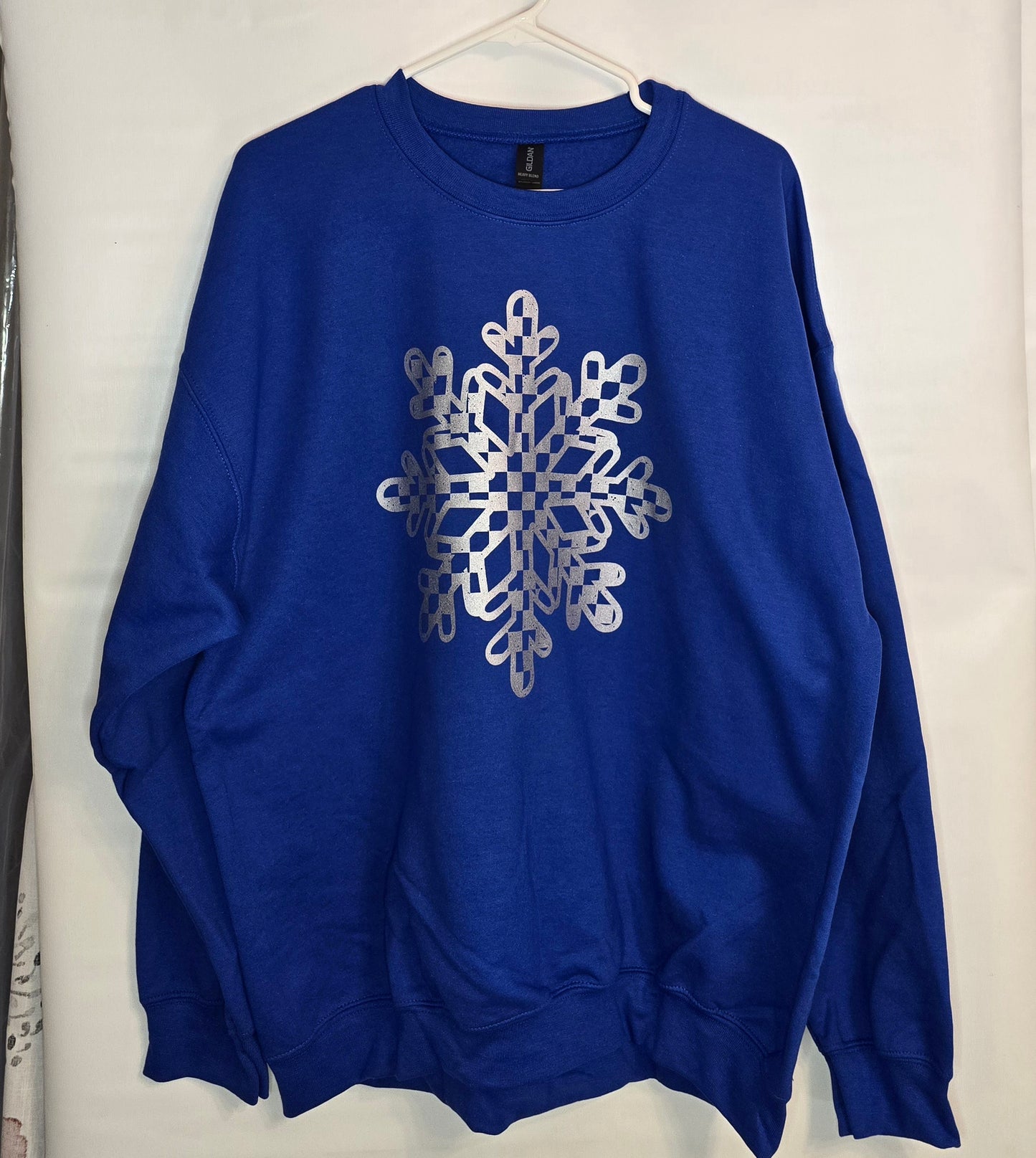 Snowflake Blue Sweatshirt