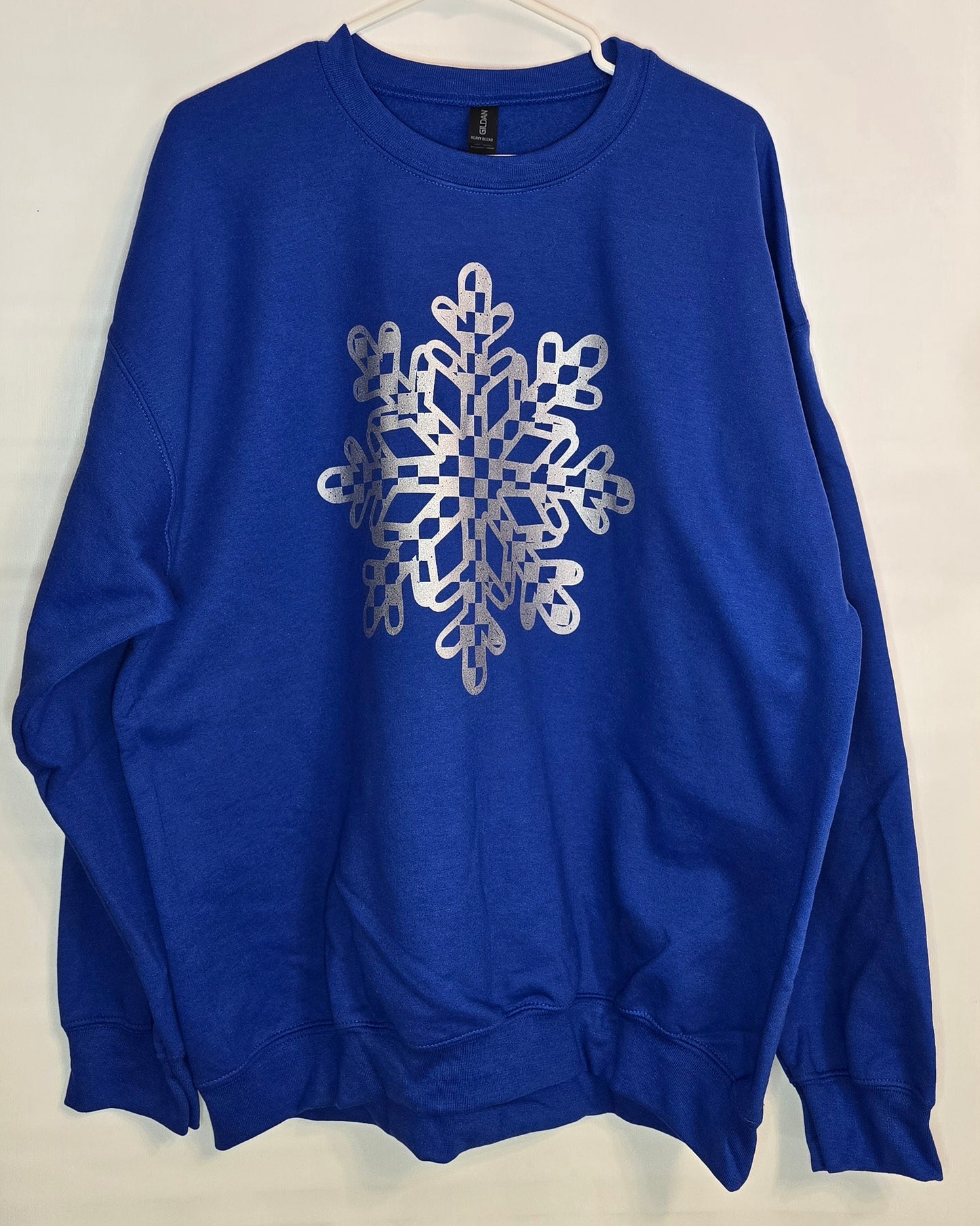 Snowflake Blue Sweatshirt