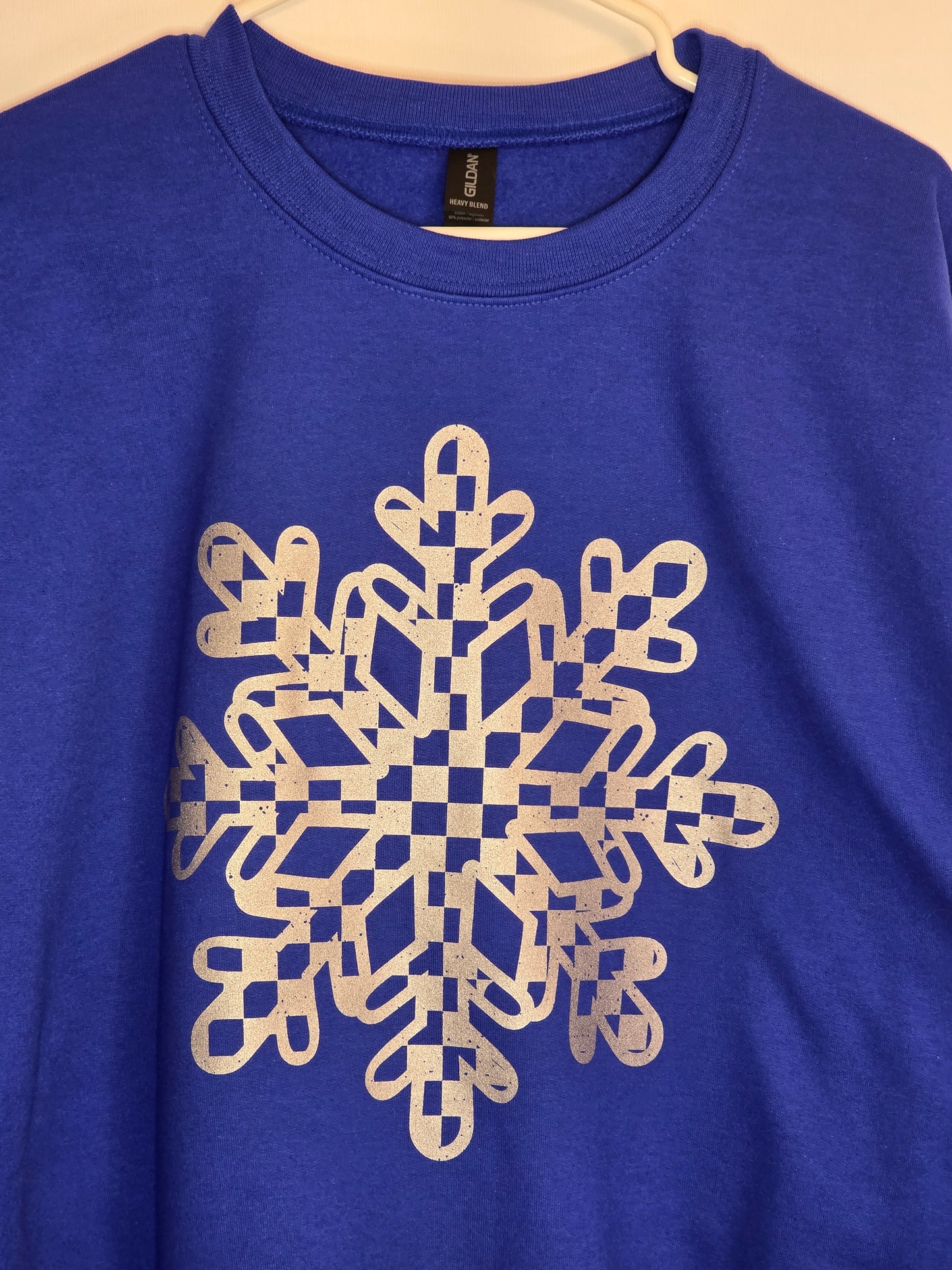 Snowflake Blue Sweatshirt