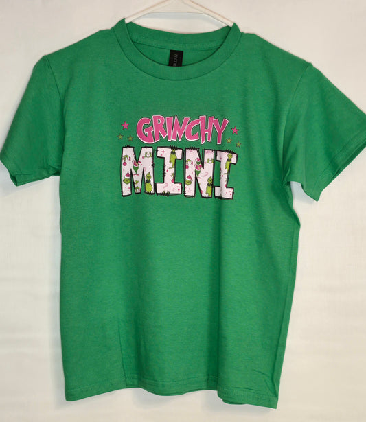 Grinch Mini Kids Tee Shirt