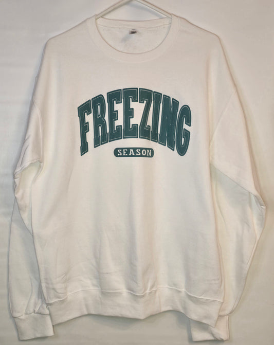 Freezing Season White Sweatshirt