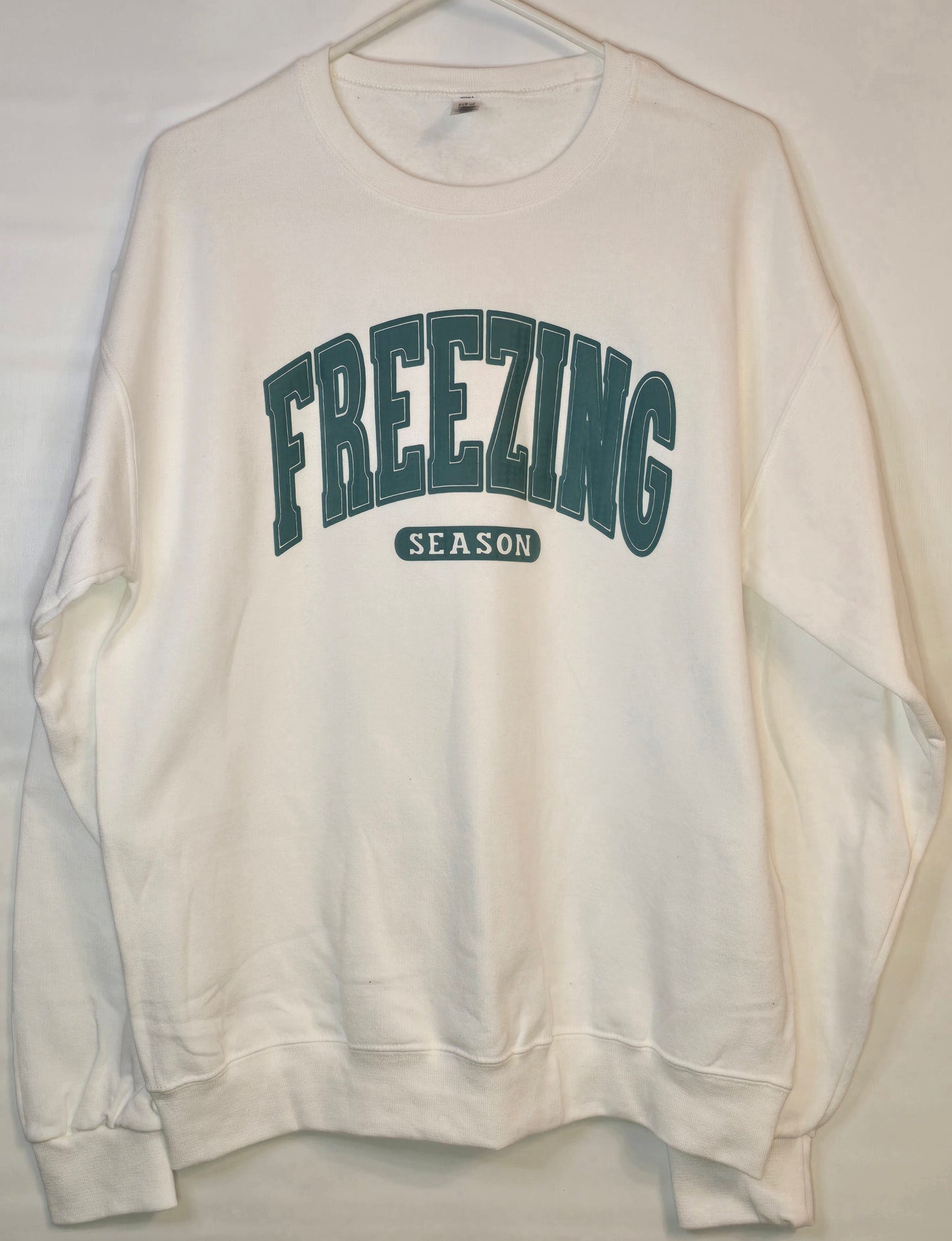 Freezing Season White Sweatshirt