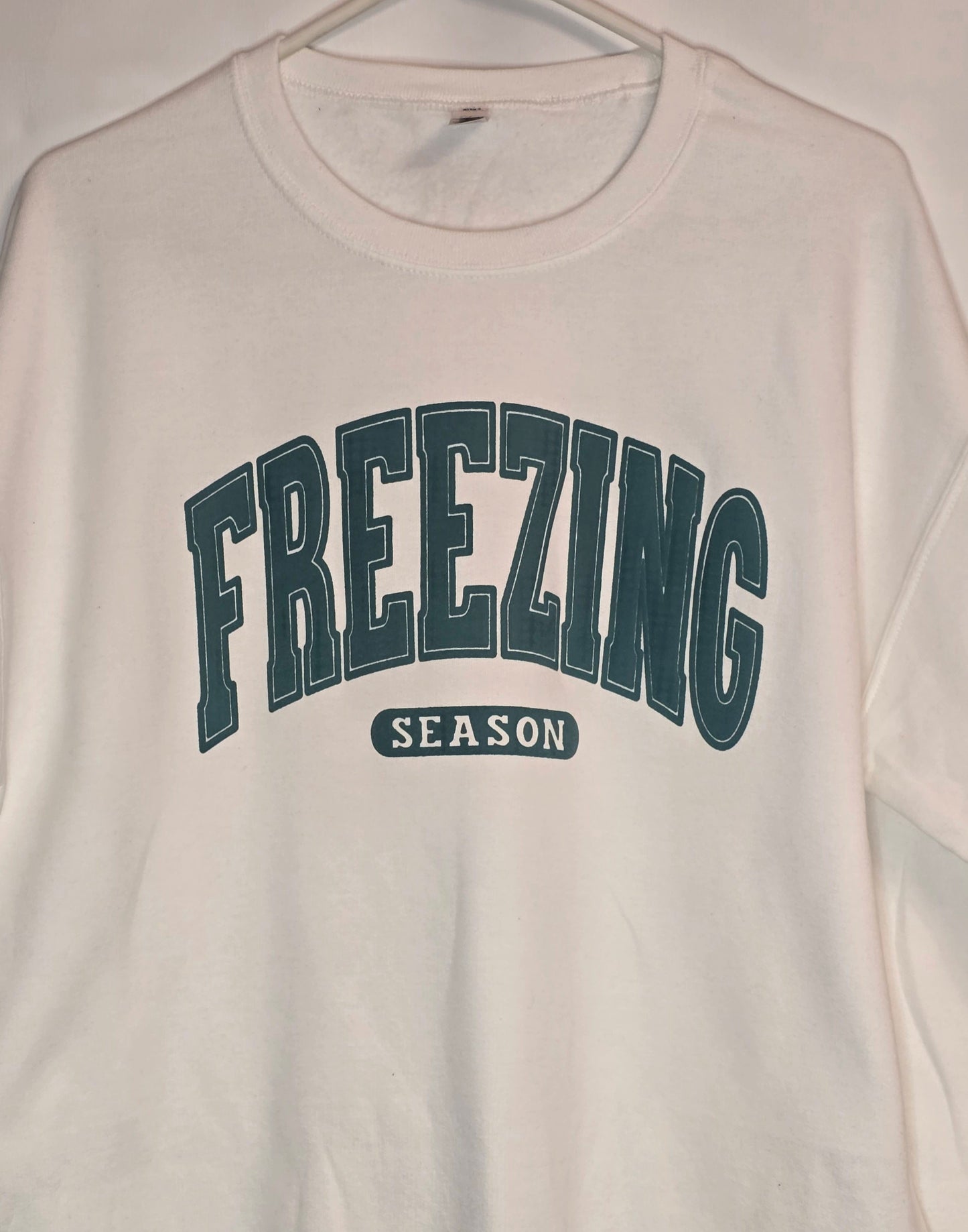 Freezing Season White Sweatshirt