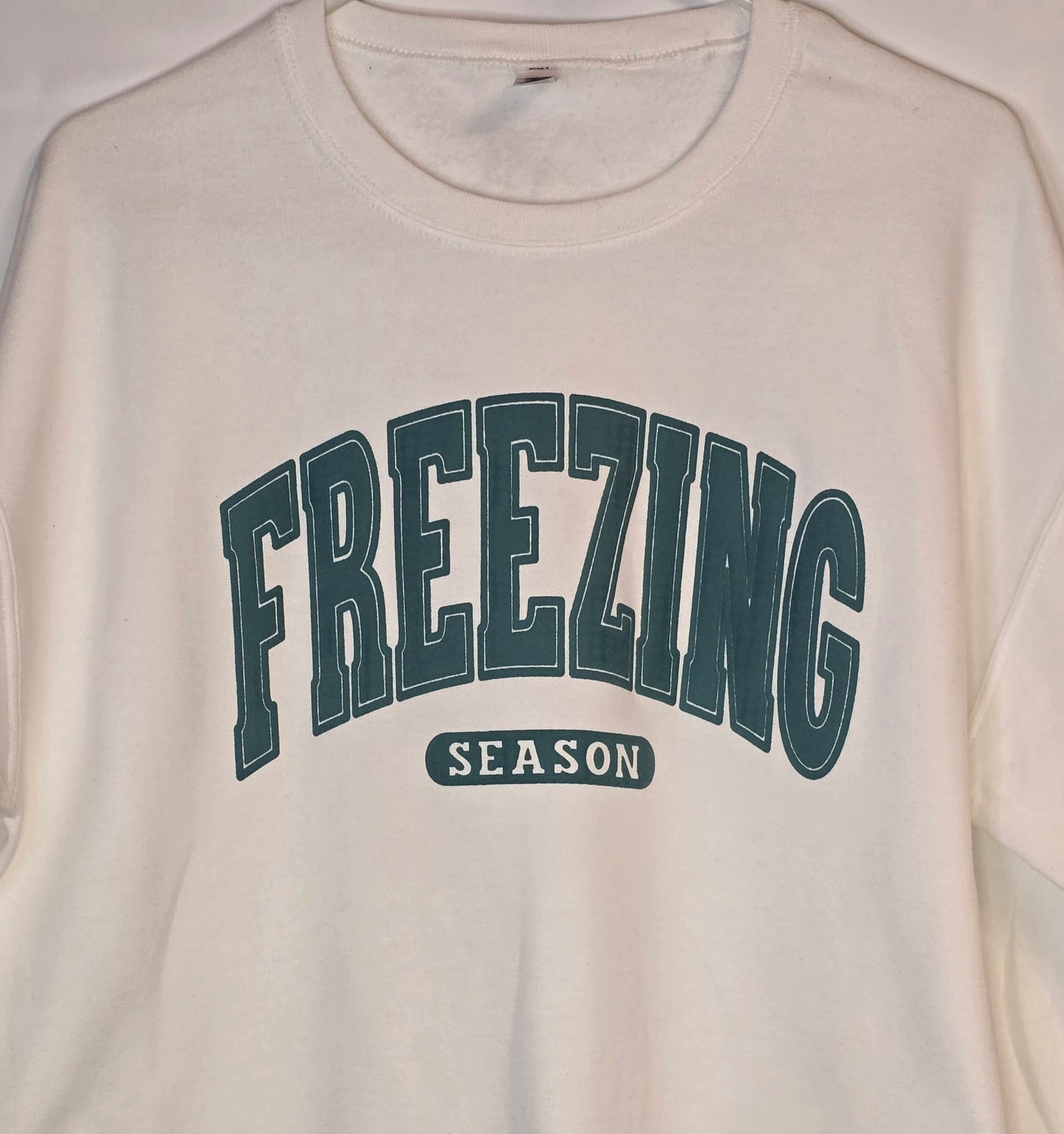 Freezing Season White Sweatshirt