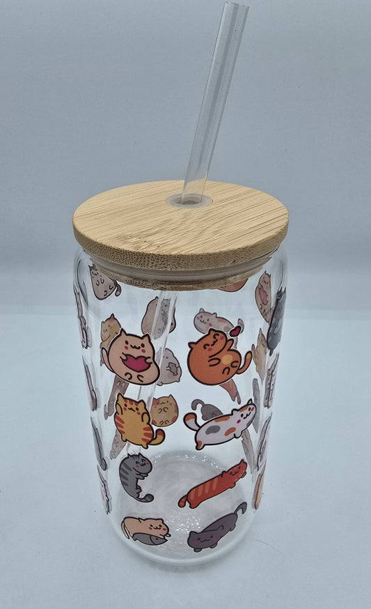 16 Oz Libby Cup "Cats"