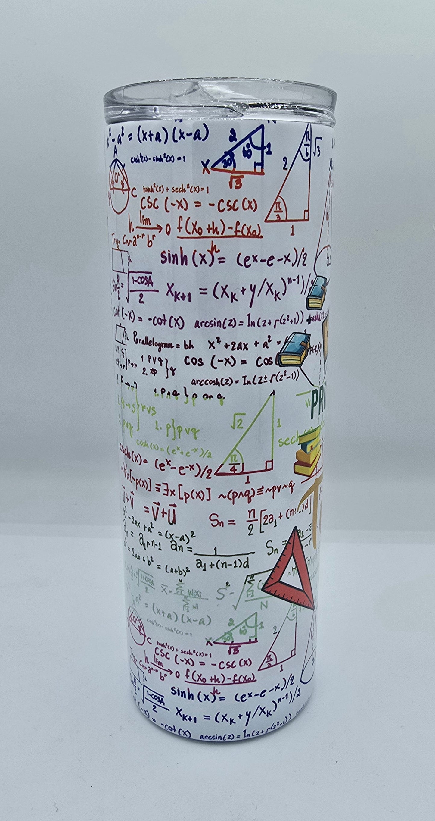 20 Oz Sublimated Tumbler Math Teacher