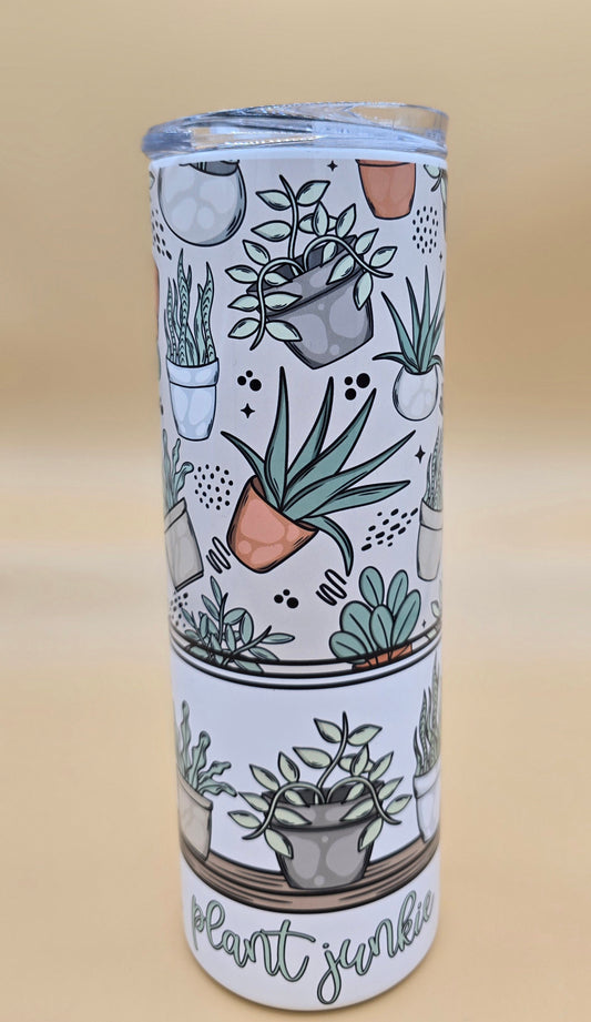 20 Oz Sublimation Tumbler Plant Junkie