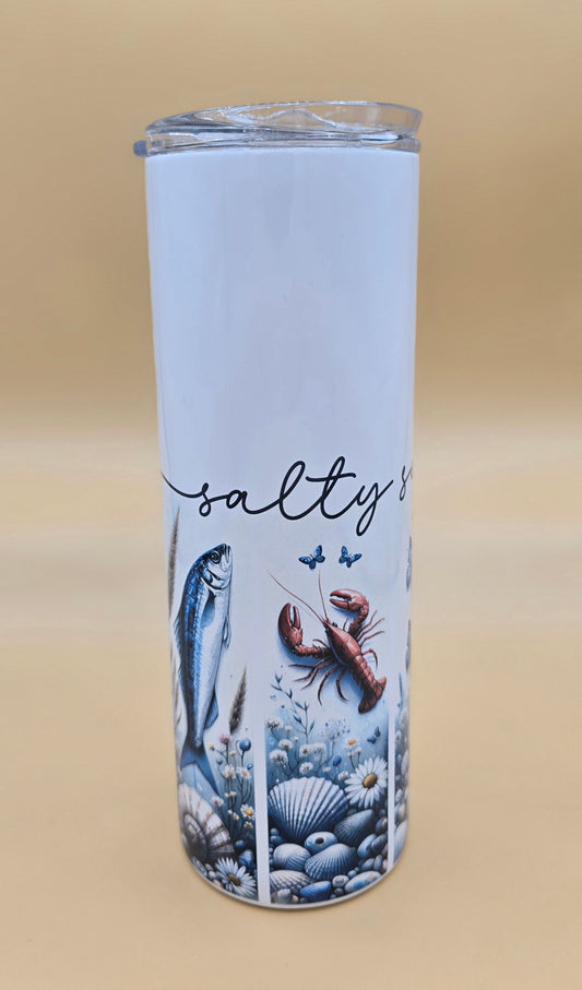 20 Oz Sublimated Salty Soul Tumbler