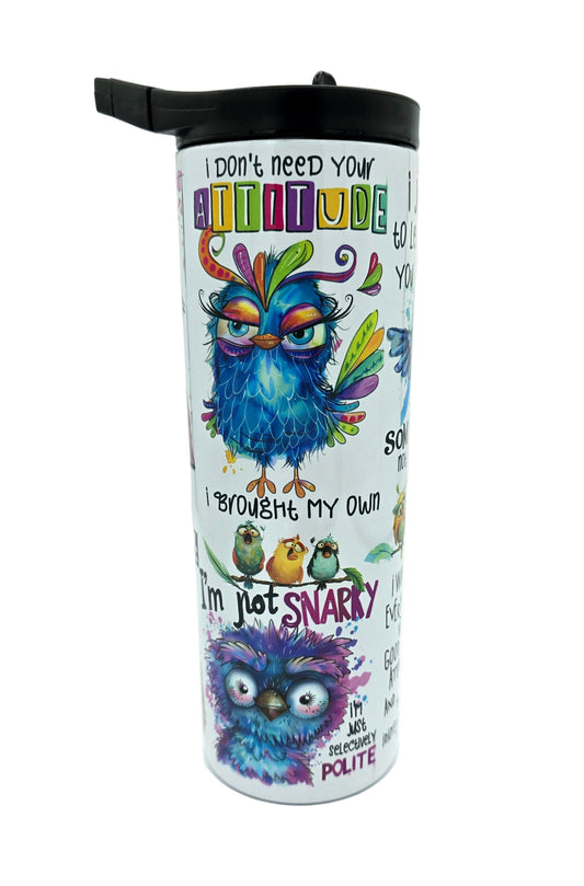 20 Oz Tumbler Bird w/Attitude