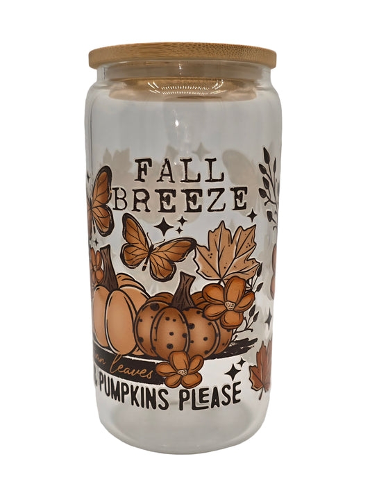 Fall Breeze Pumpkin Please 16 Oz Libby Cup