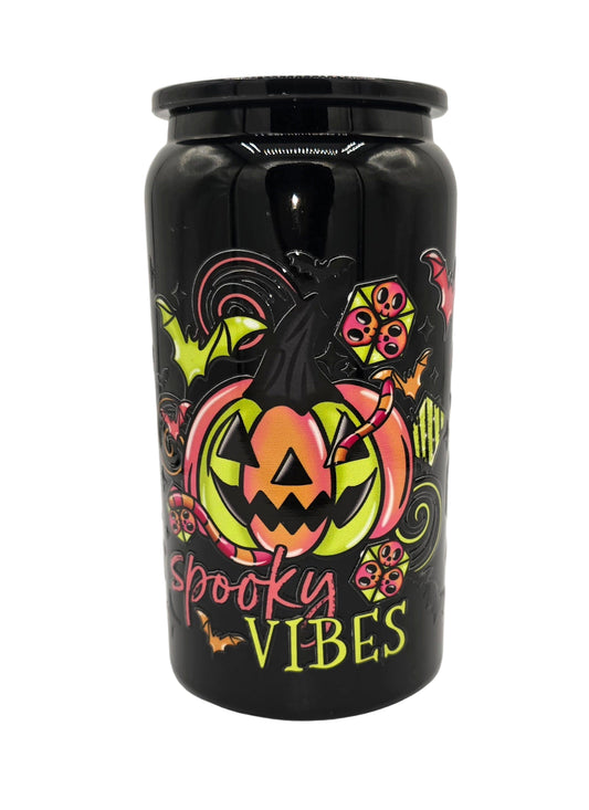 Spooky Vibes 16 Oz Libby Cup/Black
