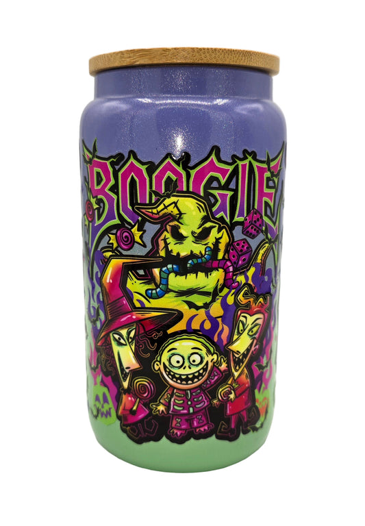 Boogy 16 Oz Purple and Green Libby